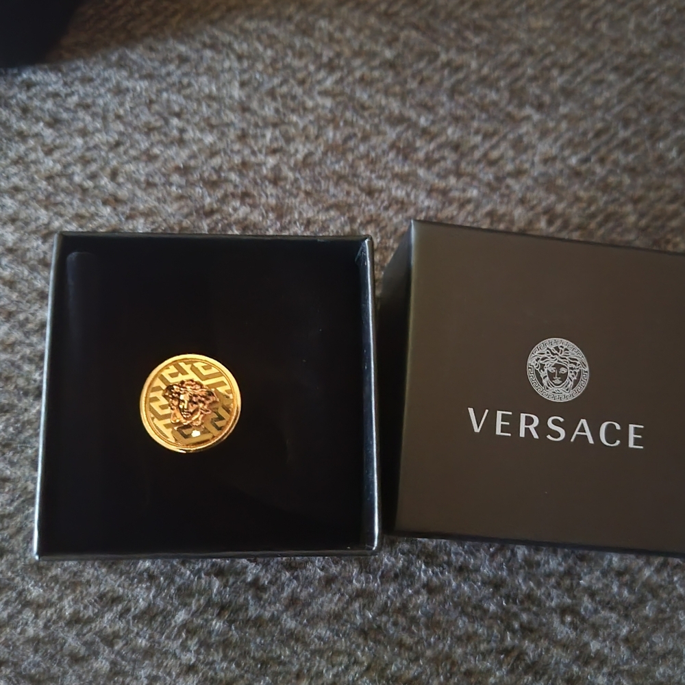 Versace Gold Medusa Ring